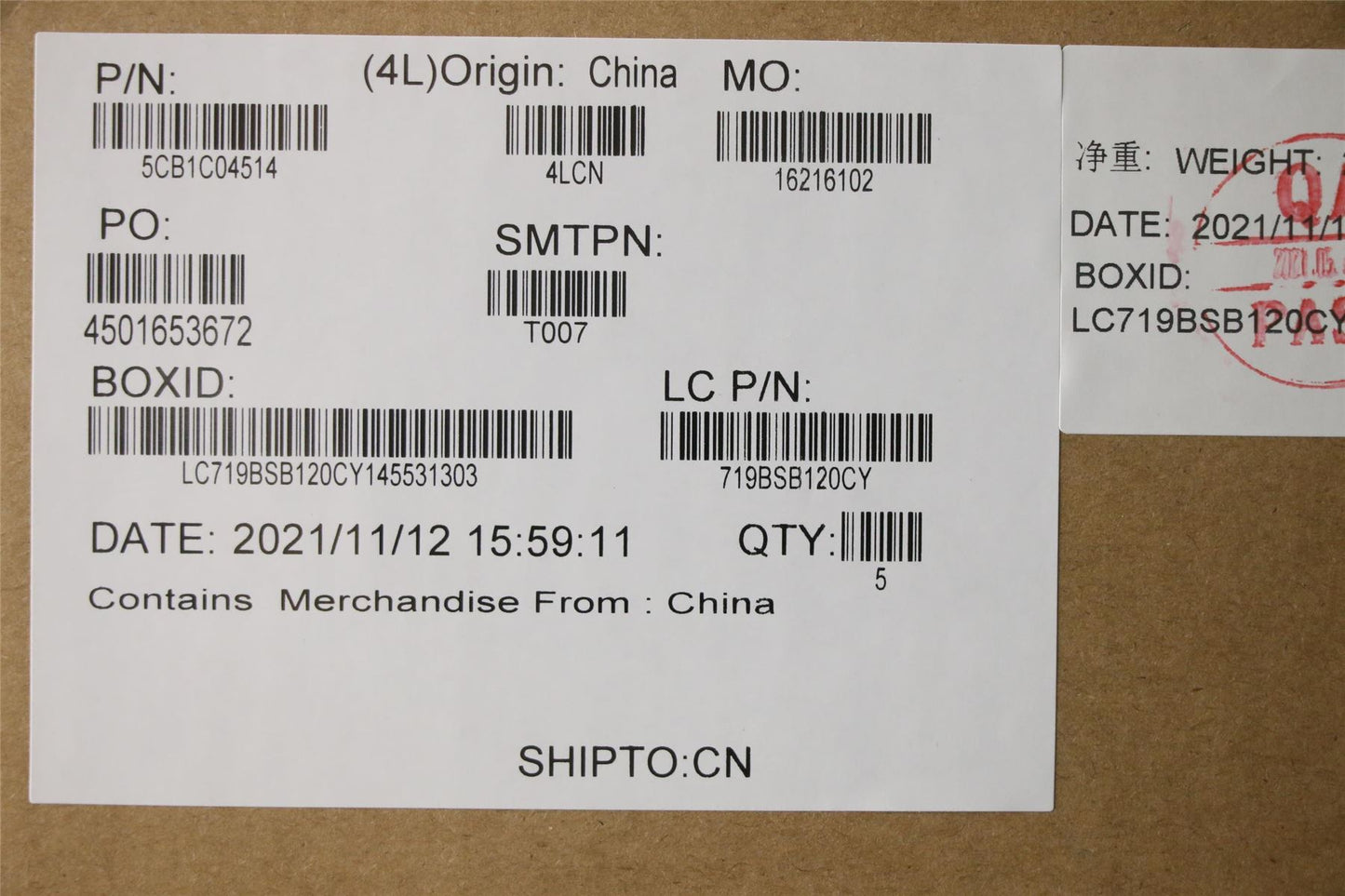Lenovo Upper Case ASM_LA SPAL82H7SDFPNBLD 5CB1C04514