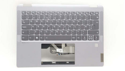 Lenovo IdeaPad 5 14IRU8 Keyboard Palmrest Top Cover UK Arctic Grey 5CB1L30659