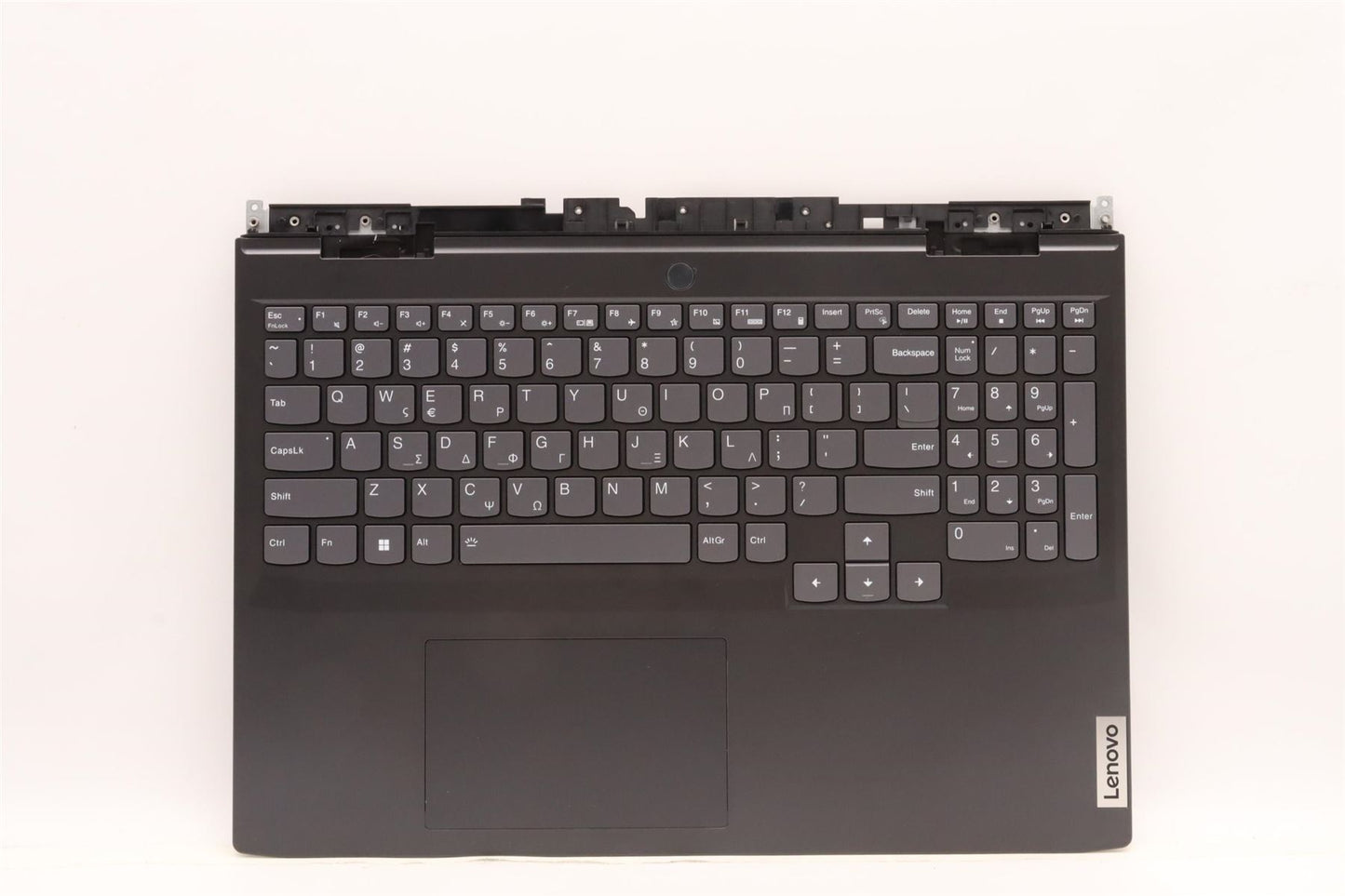 Lenovo IdeaPad 3 16IAH7 Palmrest Cover Touchpad Keyboard Greek Black 5CB1J09514