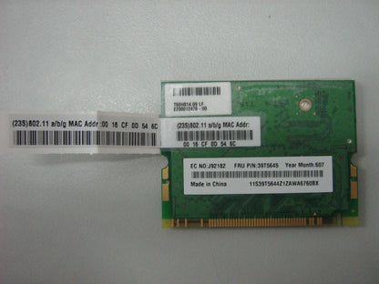 Lenovo Bartlett JP2 Board 39T5645