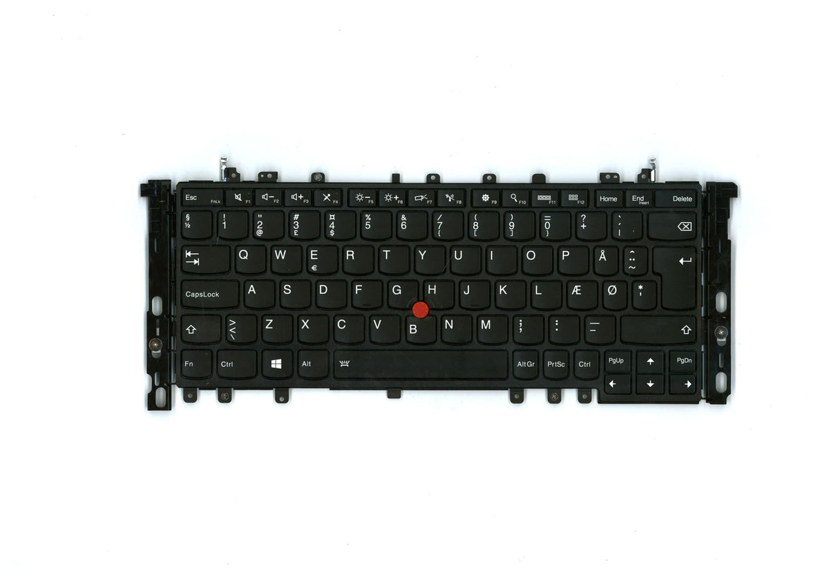 Genuine Lenovo Yoga 12 Keyboard Danish Black Backlit 00HT994 00PA852