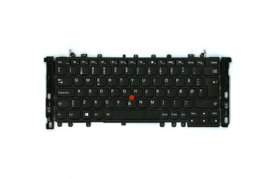 Genuine Lenovo Yoga 12 Keyboard Danish Black Backlit 00HT994 00PA852