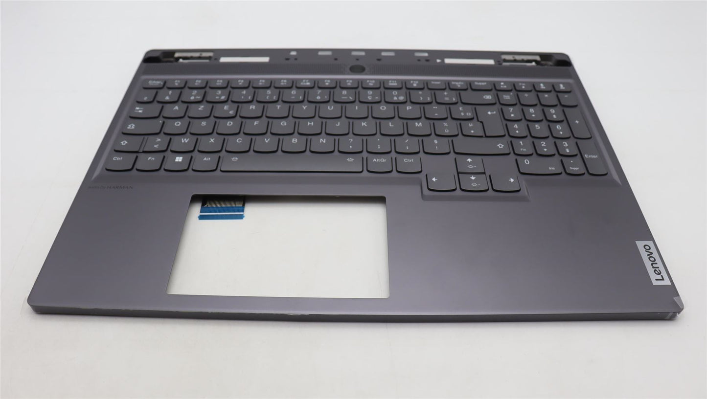 Lenovo Legion S7 16IRH8 Keyboard Palmrest Top Cover French Silver 5CB1L68007