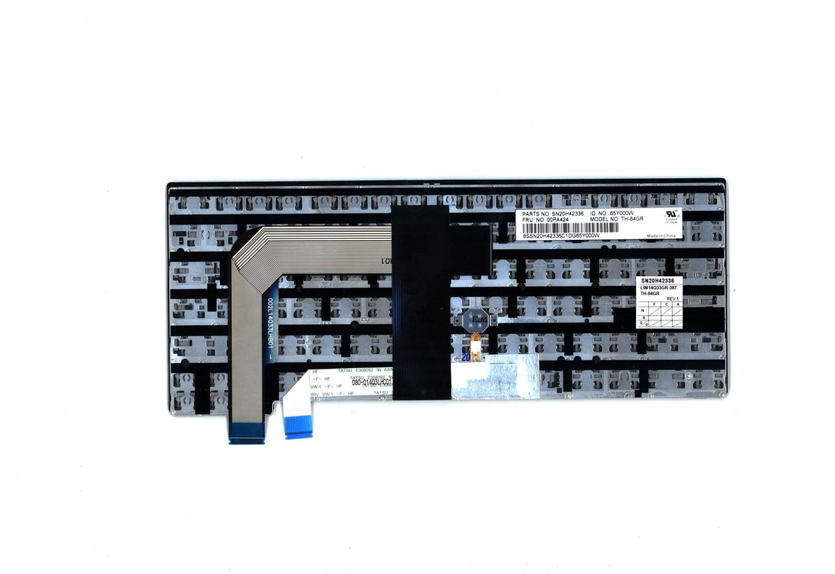 Lenovo ThinkPad 13 T460s Keyboard Greek Black 00PA506 01YT113 01YR059