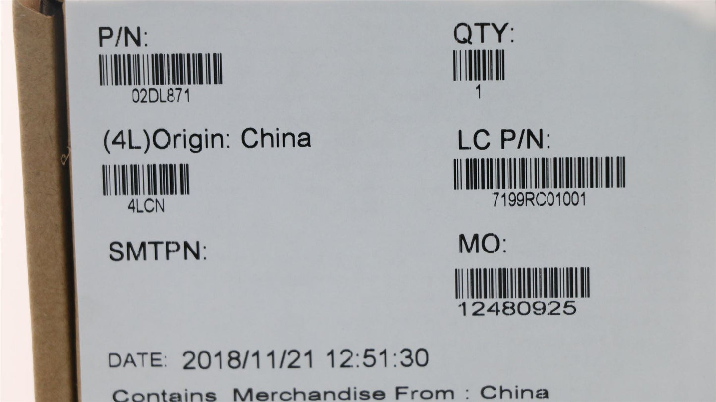 Lenovo LABEL FE490 MODEL NAME MYLAR 02DL871