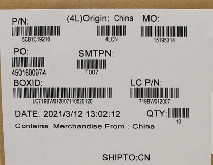 Lenovo Lower Case L 82KD BLK 5CB1C19216