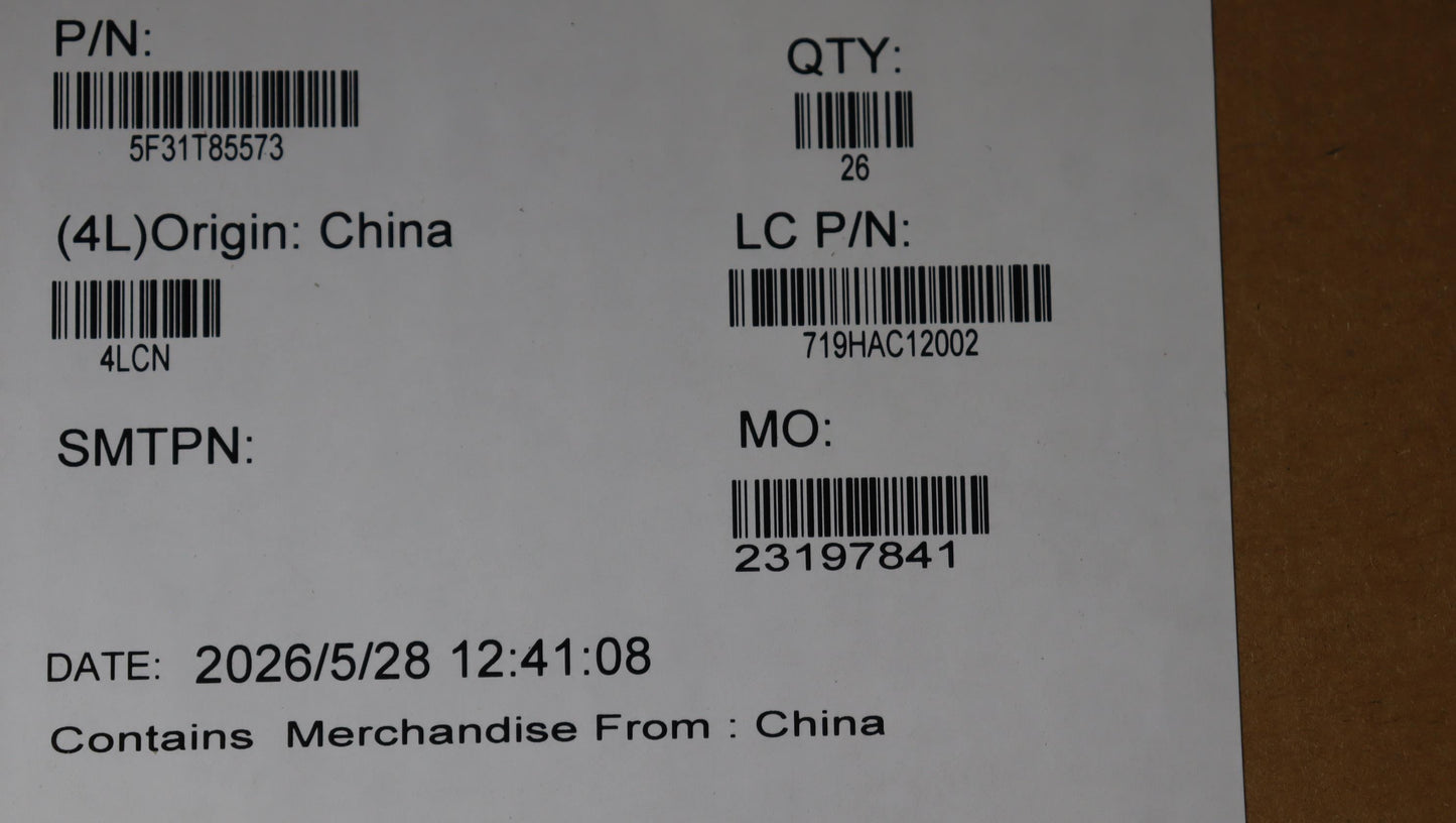Lenovo FINGER_PRT FRU JYT JYBAE0109HR CB Fingerprint FPR Board 5F31T85573
