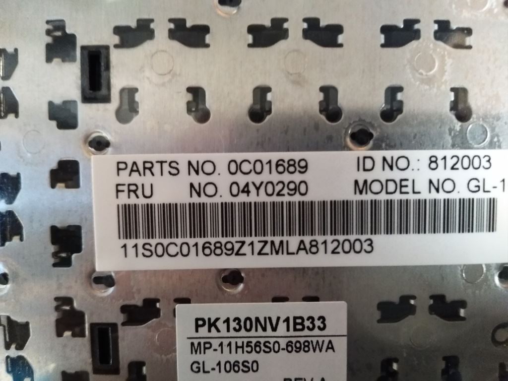 Lenovo FRU GL-KBD SWE CHY Swedish Keyboard 04Y0290