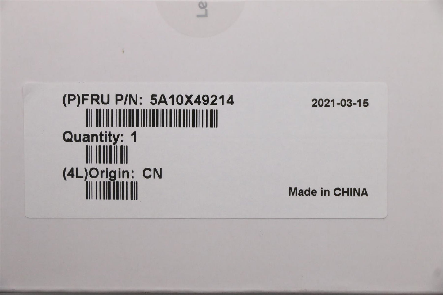 Lenovo Lenovo 65W USB-C ADP FRU 5A10X49214