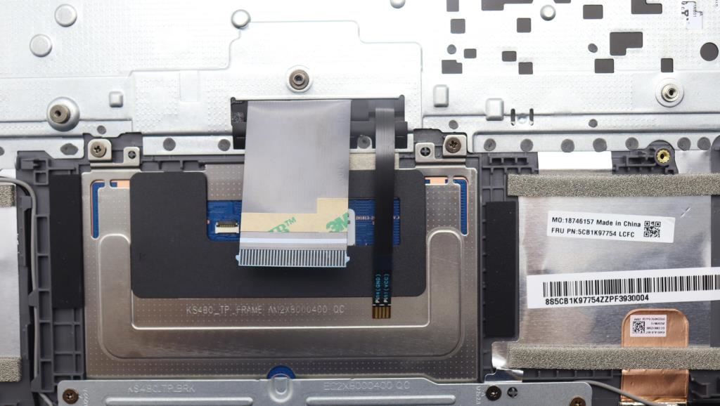 Lenovo Upper Case ASM_SPA L82XL FP AG BL 5CB1K97754