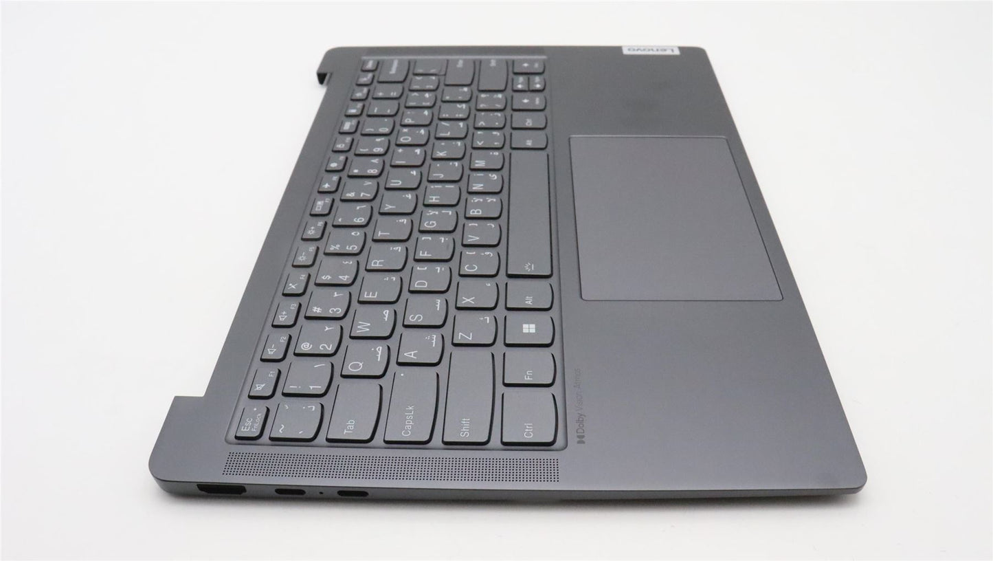 Lenovo Yoga 6 14IAP8 Palmrest Cover Touchpad Keyboard Arabic 5CB1J76019