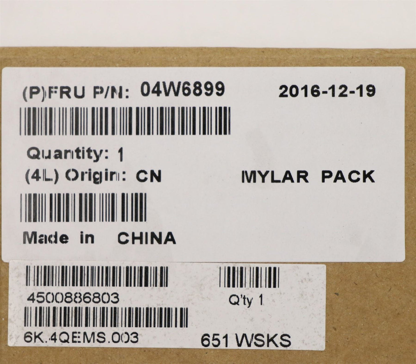 Lenovo FRU Clear Plate KIT 04W6899