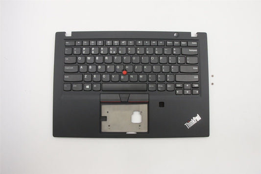 Lenovo ThinkPad T490s Keyboard Palmrest Top Cover US International Black 02HM426
