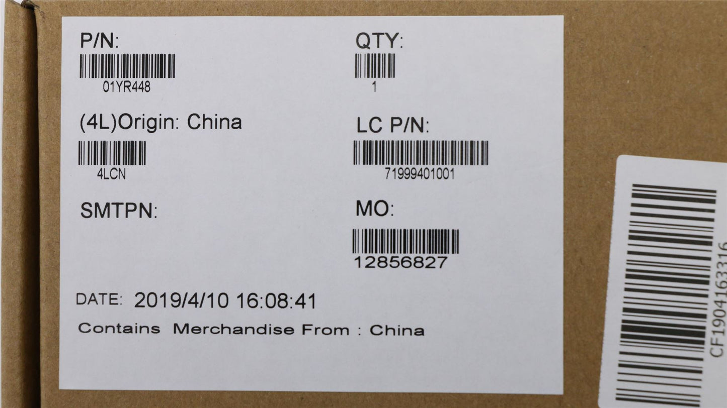 Lenovo Carbon X1 6th Bezel Trim Frame Sheet Cover Black 01YR448