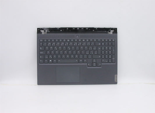 Lenovo 7 15IMHg05 Palmrest Cover Touchpad Keyboard Czech Grey 5CB0Z21019
