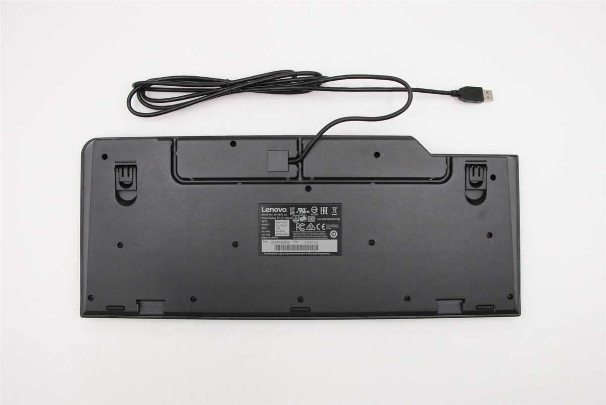 Lenovo ThinkCentre M93p M83 M900 Keyboard Indian US Black 5B10N00358