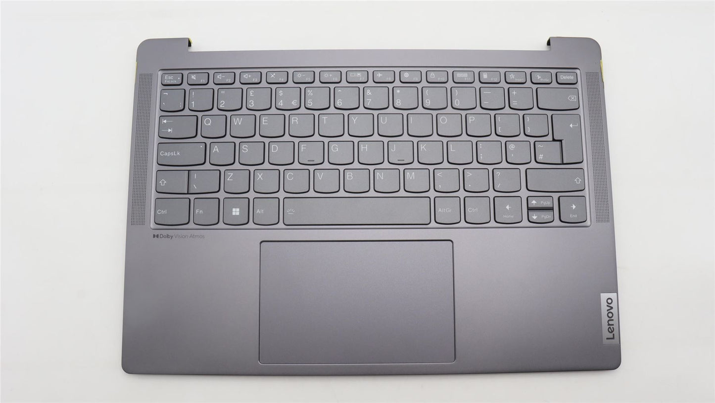 Lenovo Yoga 6 14APU8 Palmrest Cover Touchpad Keyboard UK Storm Grey 5CB1L60199