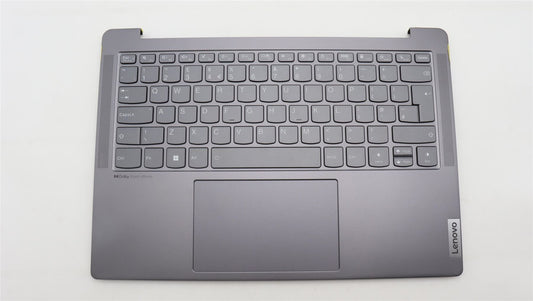 Lenovo Yoga 6 14APU8 Palmrest Cover Touchpad Keyboard UK Storm Grey 5CB1L60199