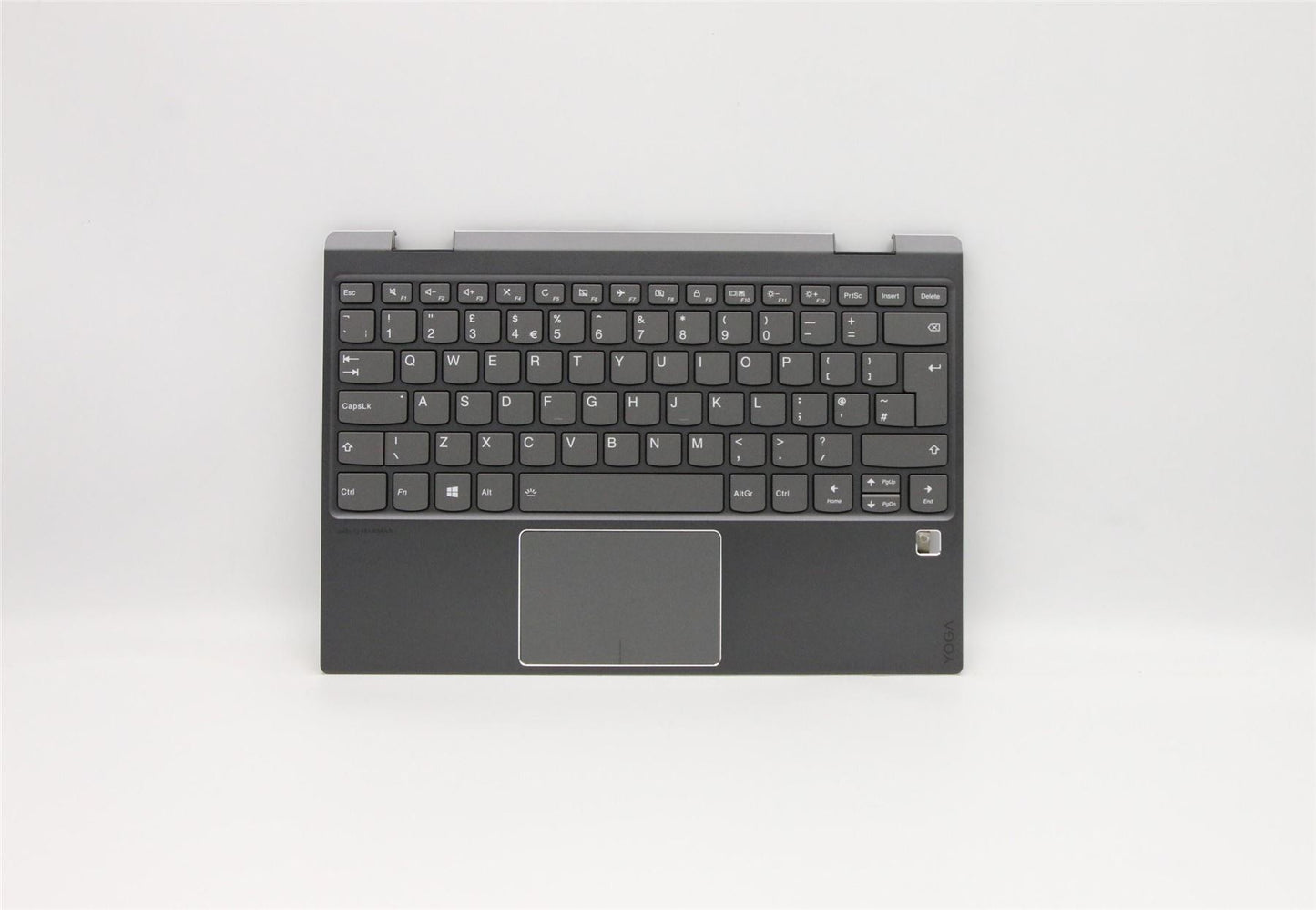 Lenovo Yoga 720-12IKB Keyboard Palmrest UK Iron Grey Backlit 5CB0Q12161