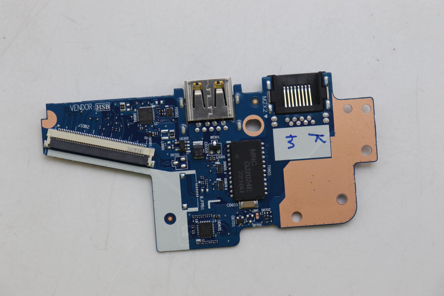 Lenovo CARDPOP PCBA IO/B NSF942 LE622 W/O Fingerprint FPR I/O Board 5C51J62796