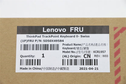 Lenovo TrackPoint KBD-Swiss 5D50X49584