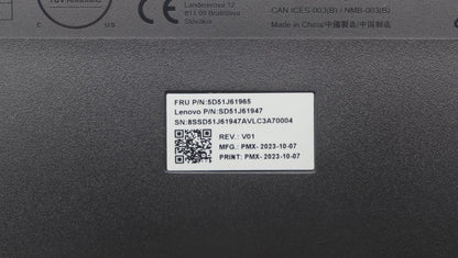 Lenovo Primax Chrome USB KB_Black Nordic 5D51J61965