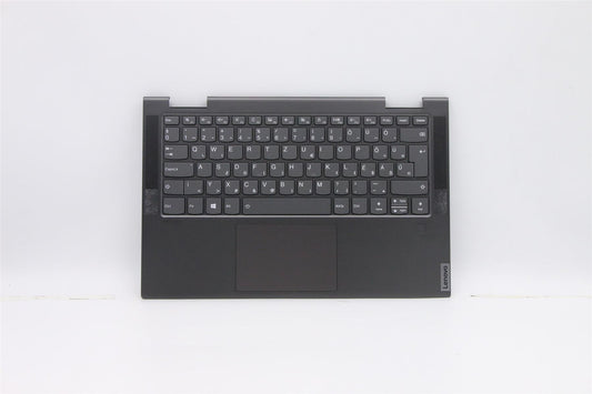 Lenovo Yoga C740-14IML Keyboard Palmrest Top Cover Hungarian Grey 5CB0U43936