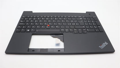 Lenovo ThinkPad E16 Gen 1 Palmrest Cover Keyboard Swiss Black Backlit 5M11J05717