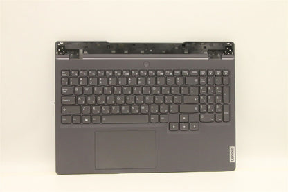Lenovo 5 15IAH7H Palmrest Cover Touchpad Keyboard Hebrew Storm Grey 5CB1F39077