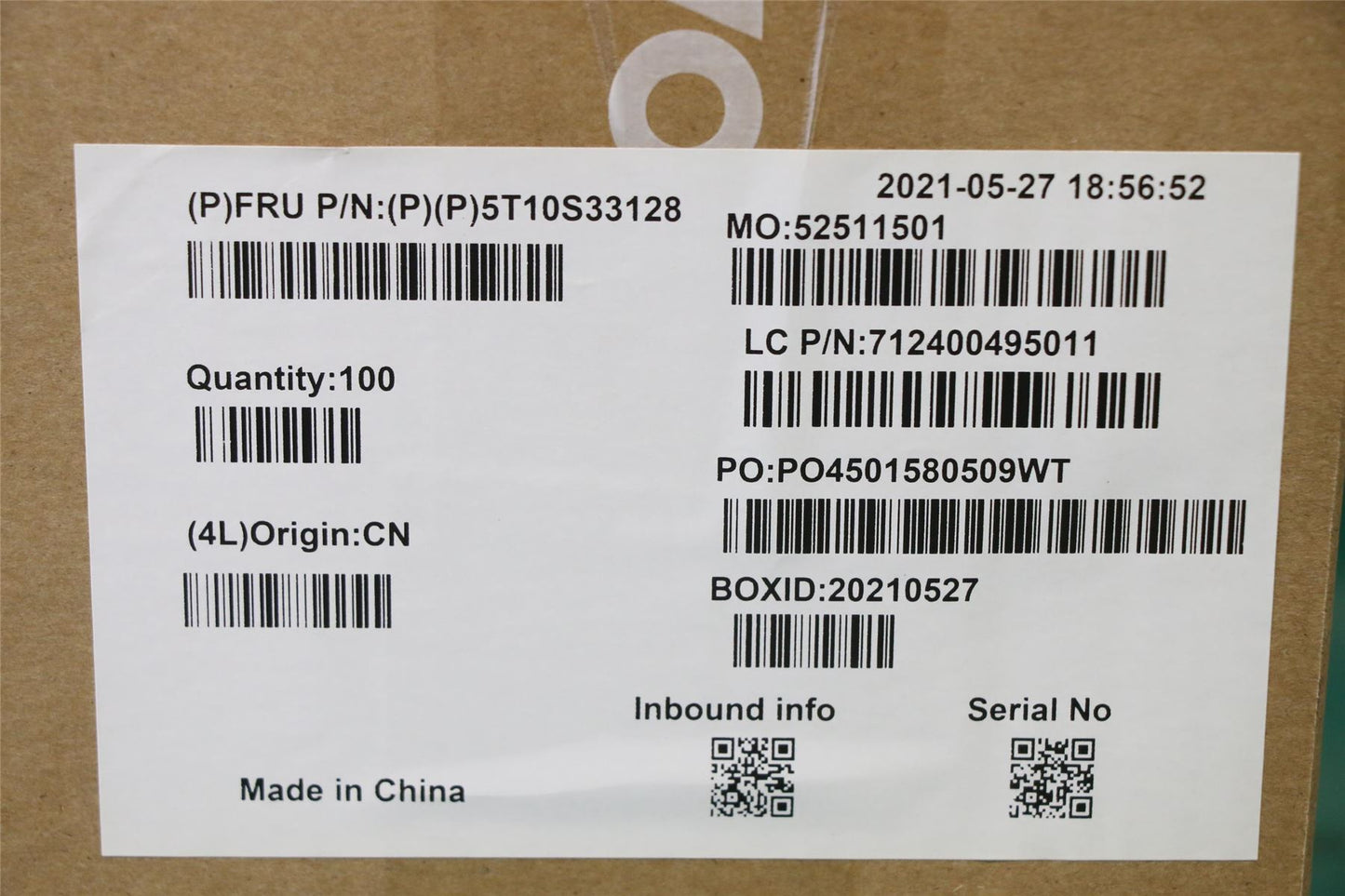 Lenovo 5T10S33128 TAPE Foil WT 82EF SSD Foil