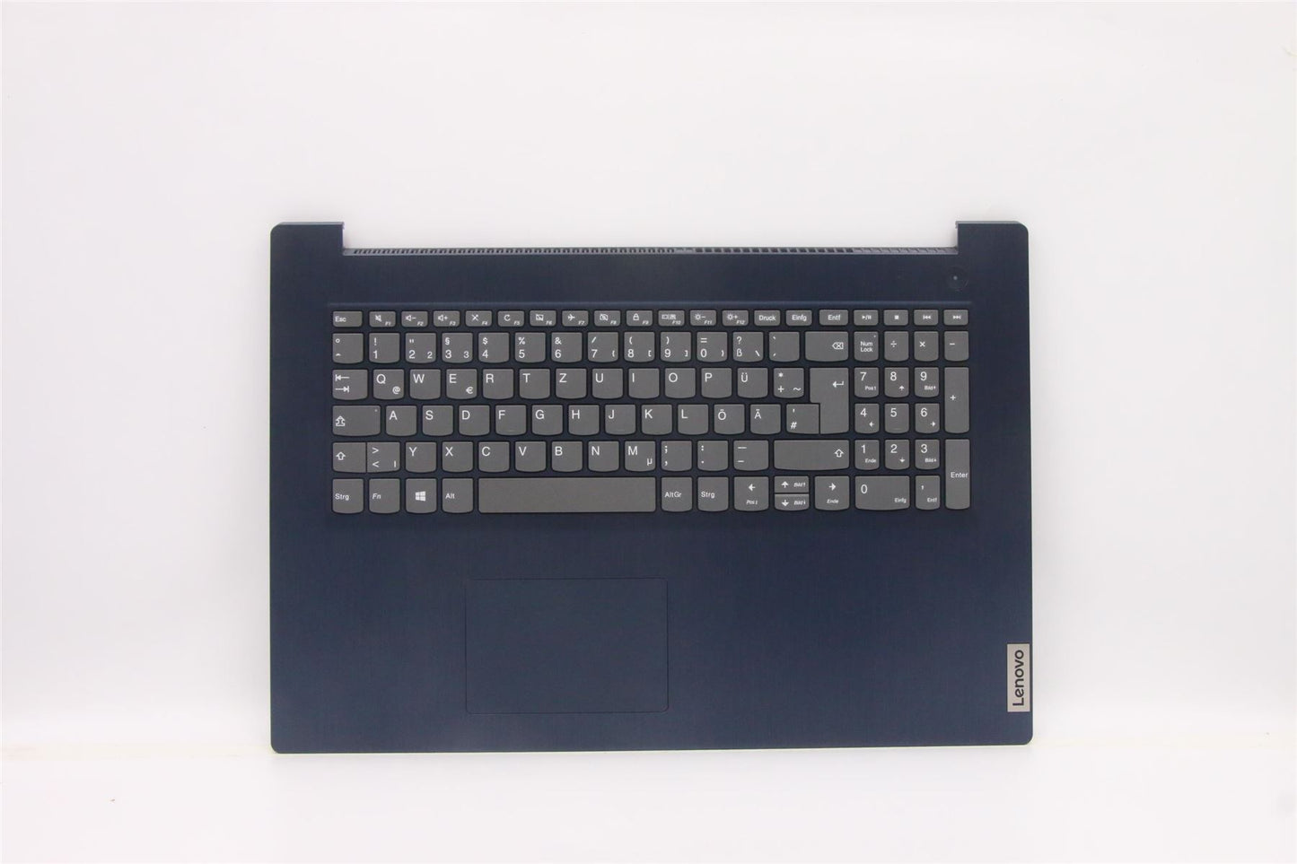 Lenovo IdeaPad 3-17ADA05 Palmrest Cover Touchpad Keyboard German Blue 5CB0X56788