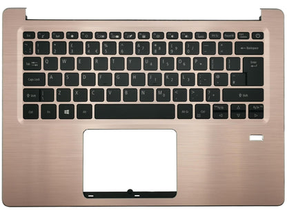 Acer Swift SF314-54 Palmrest Cover Keyboard UK Pink Backlit 6B.GYRN1.032