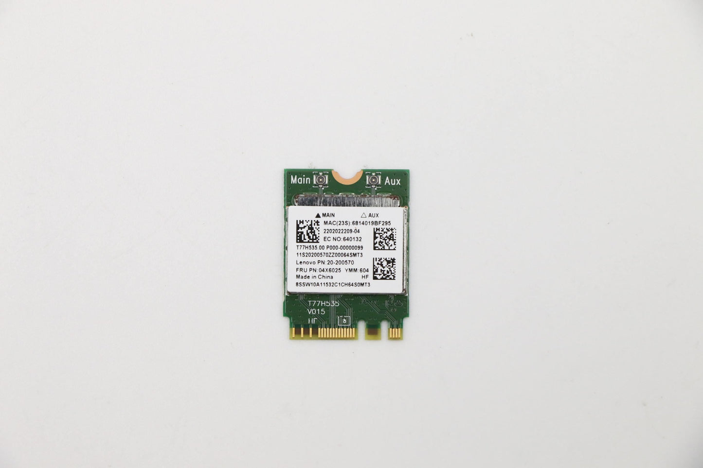 Lenovo Wireless,CMB,CBT,8723BE Board 04X6025