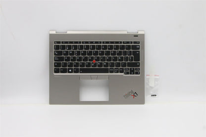 Lenovo ThinkPad X1 Keyboard Palmrest Top Cover Spanish Grey 5M11B59888