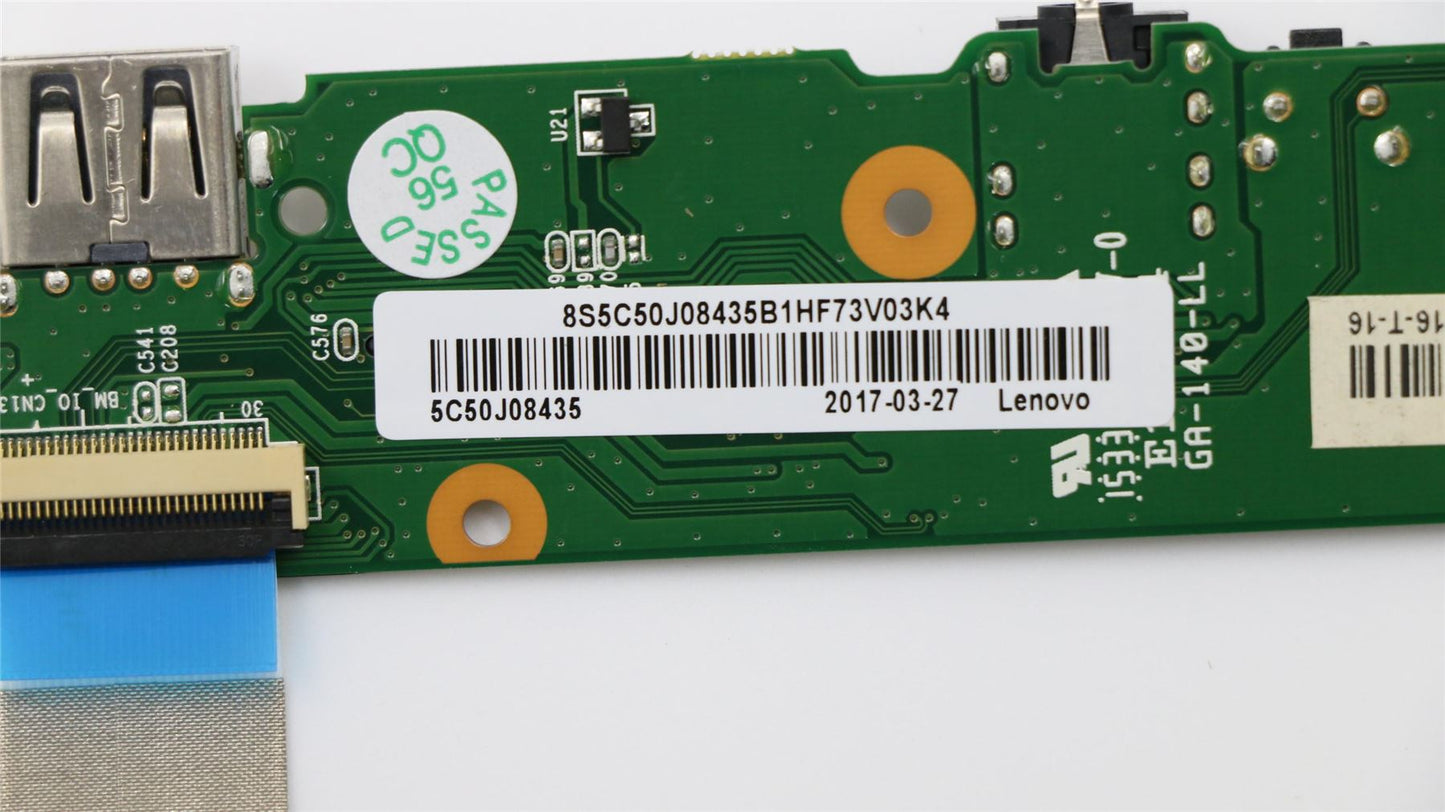 Lenovo Flex 300-11IBY 3-1120 USB SD Card Reader Audio Port Board 5C50J08435