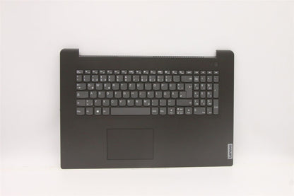 Lenovo V17 G2 ITL Palmrest Cover Touchpad Keyboard German Iron Grey 5CB1C92873