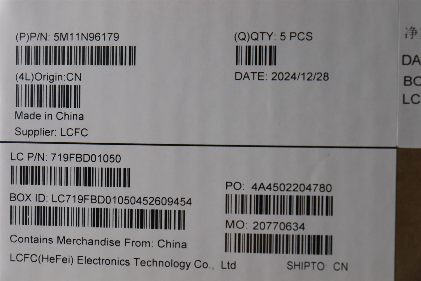 Lenovo MECH_ASM FRU KB GER BL(TRI)UK AG 5M11N96180