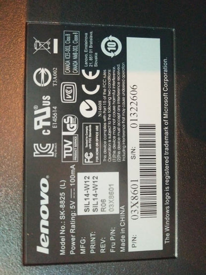 Lenovo Dutch Keyboard 03X8601