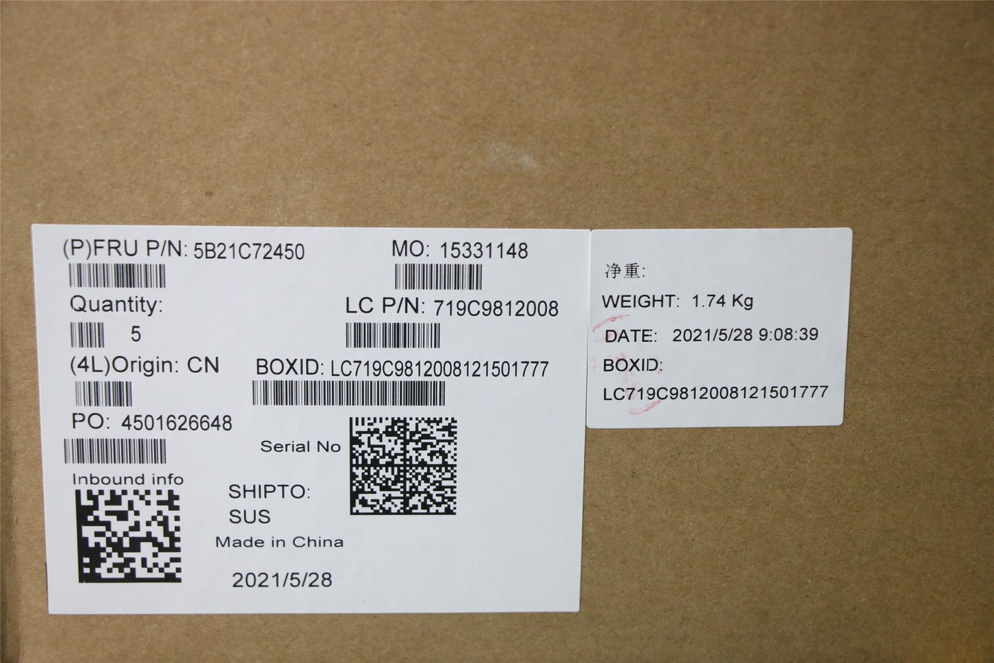 Lenovo 5 17ACH6 Motherboard Mainboard DIS AMDR55600H 5B21C72450