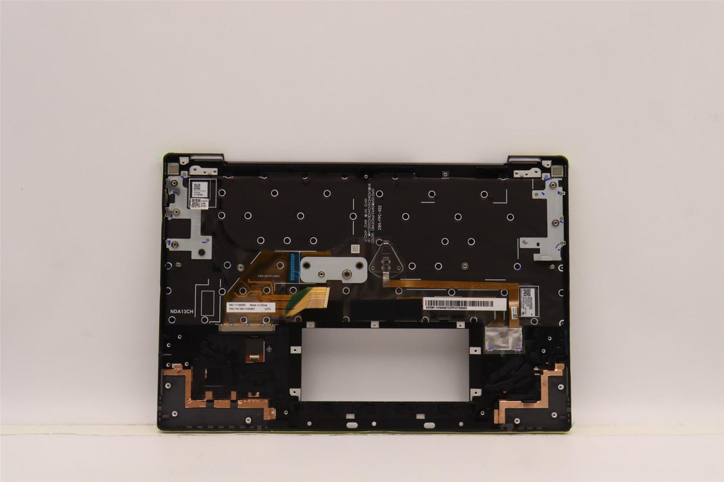 Lenovo ThinkPad Z13 Gen 1 Keyboard Palmrest Top Cover US Euro Black 5M11H94967