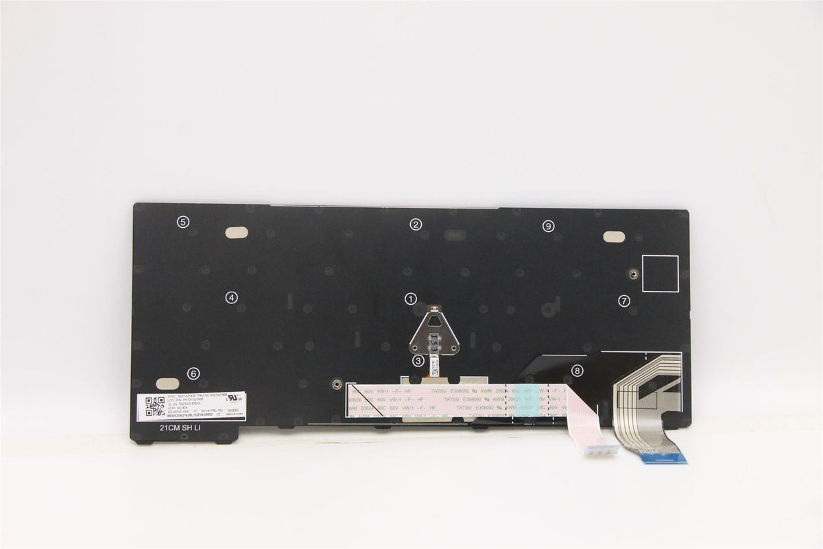 Lenovo ThinkPad X13 Gen 2 Keyboard Russian Black 5N21A21938