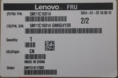 Lenovo MECH_ASM bezel name badge 5M11C16914