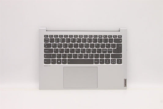 Lenovo Yoga 7 Pro-14IHU5 Keyboard Palmrest Top Cover Norwegian Silver 5CB1C19303