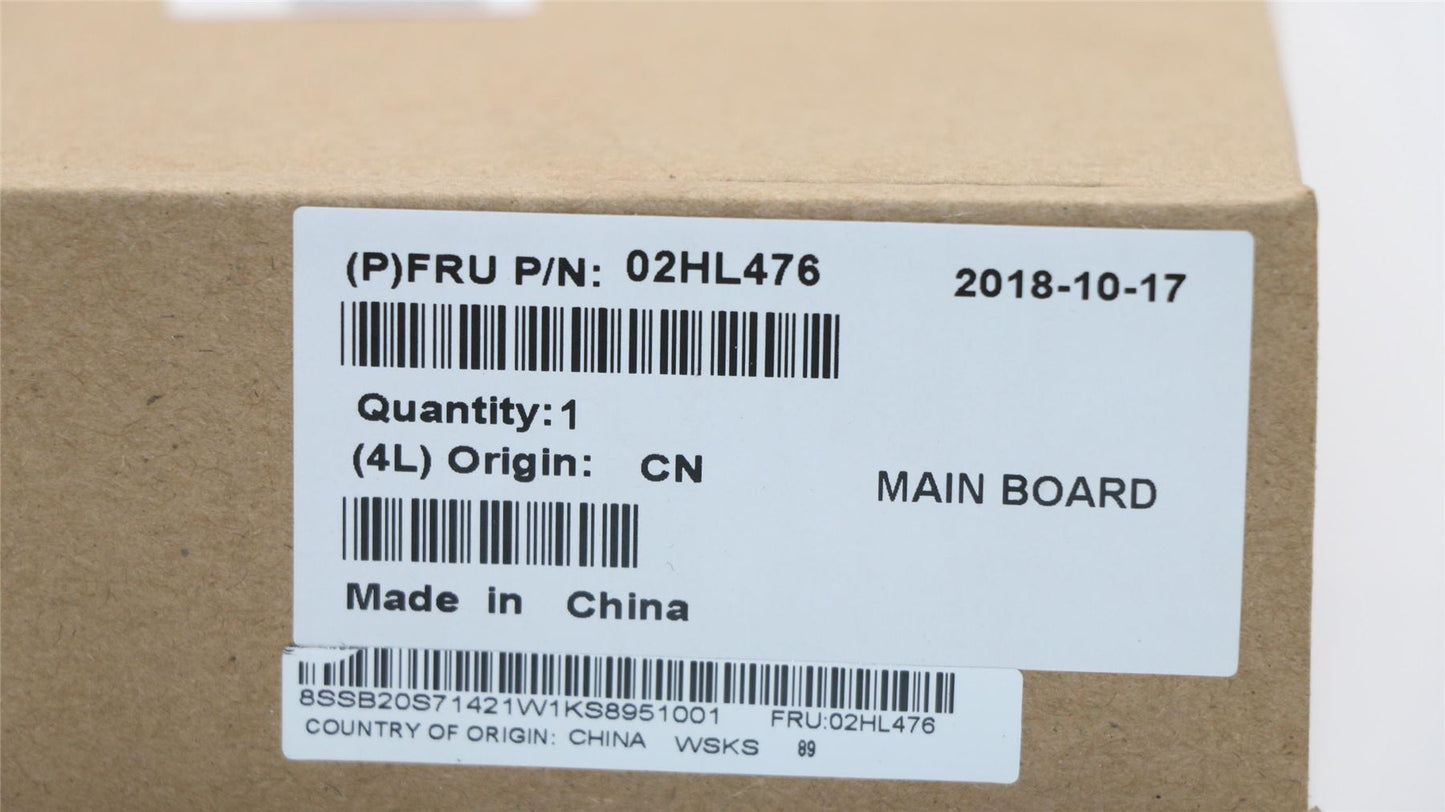 Lenovo ThinkPad P51s Motherboard Mainboard 02HL476
