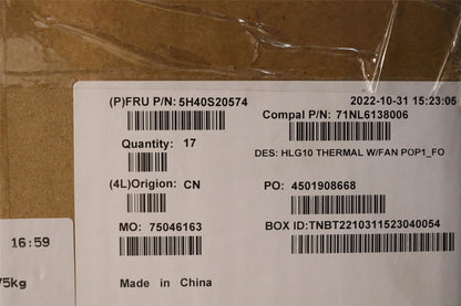Lenovo Thermal module C 82S9_FO 5H40S20574