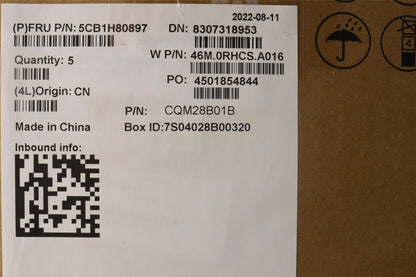 Lenovo IdeaPad 5 16IAU7 Keyboard Palmrest Top Cover Arabic Slate Grey 5CB1H80897