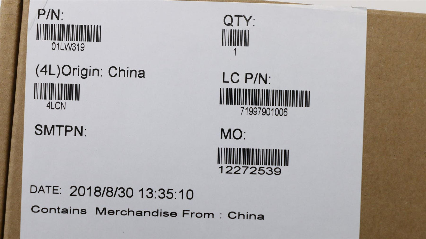 Lenovo FRU D cover 01LW319