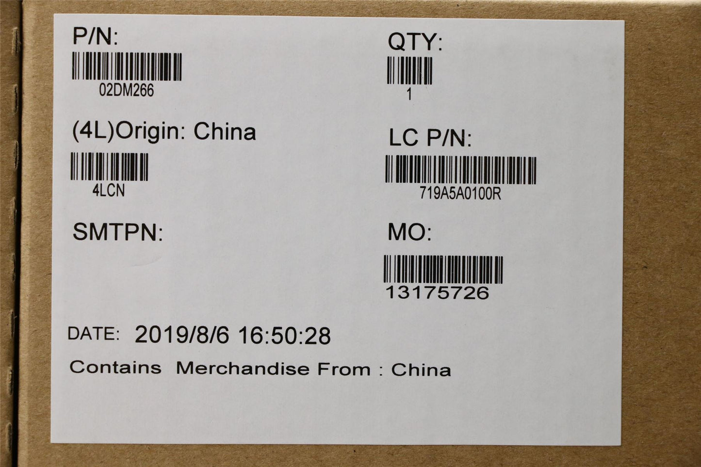 Lenovo BDPLANAR 620 i7-8565U WIN NA YT dT2.0 02DM266