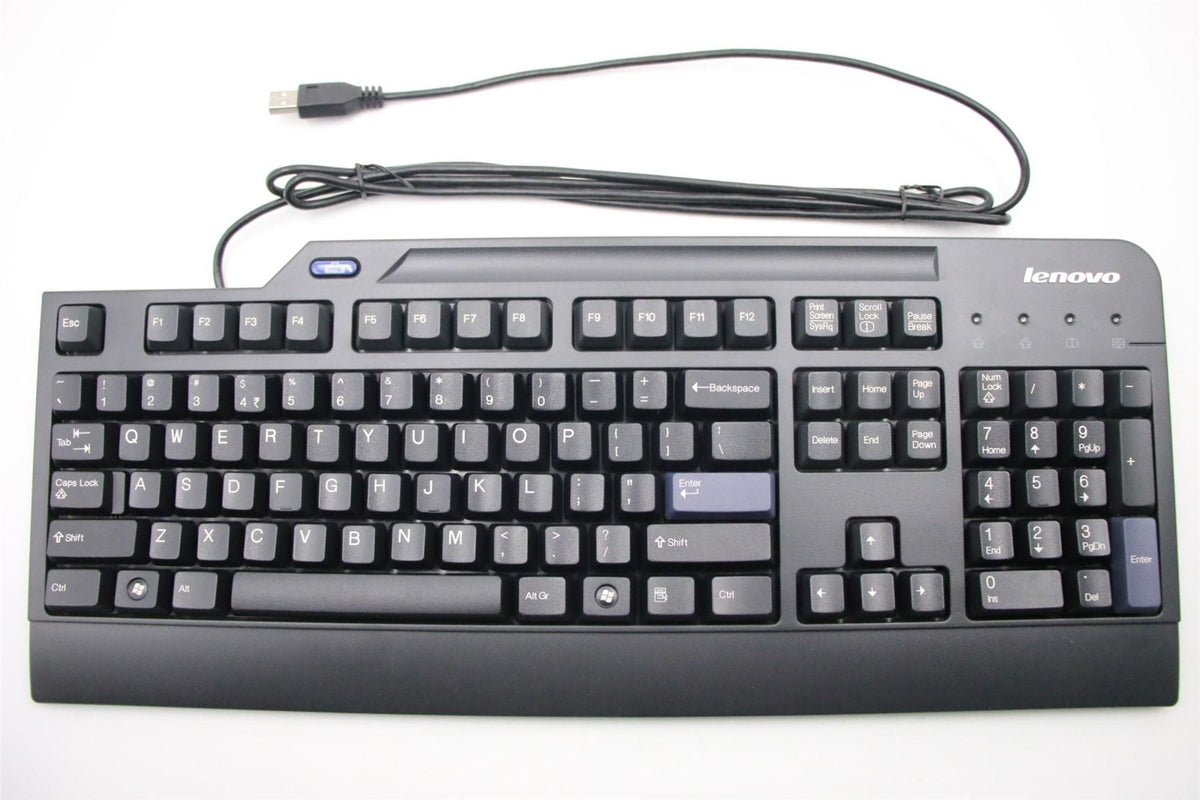 Lenovo USB SmartCard India English Keyboard 03X8141