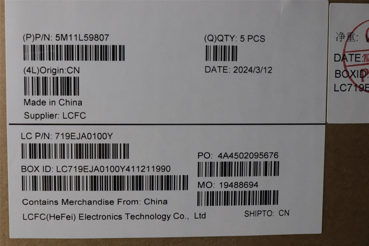 Lenovo ThinkPad E14 Gen 5 s Keyboard Palmrest Top Cover Belgian Black 5M11L59807